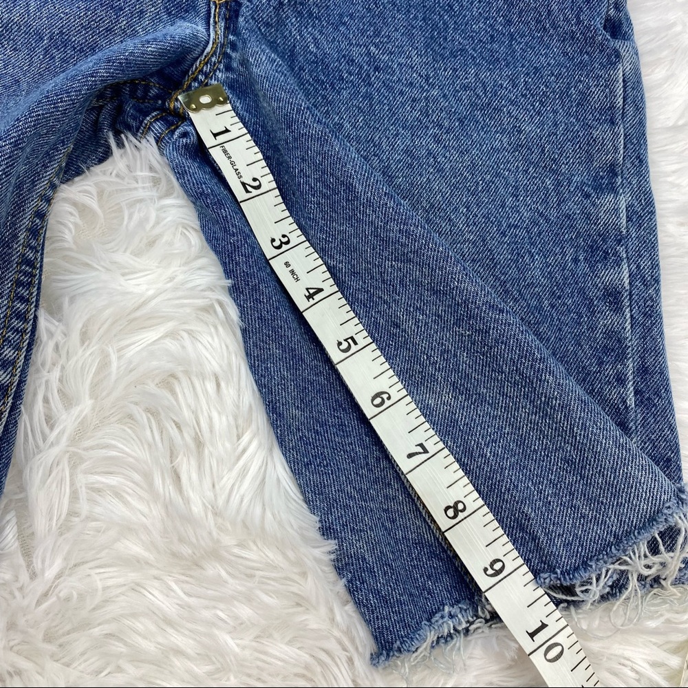 Vintage Kids Levi's 550 Orange Tab Cut Offs A40 - Picture 11 of 12